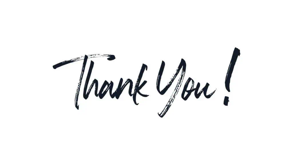 Thank you